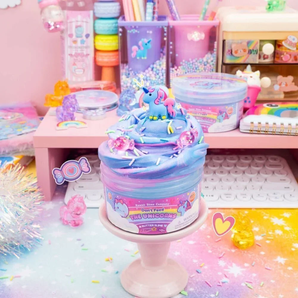 Don't Feed the Unicorns Butter Slime